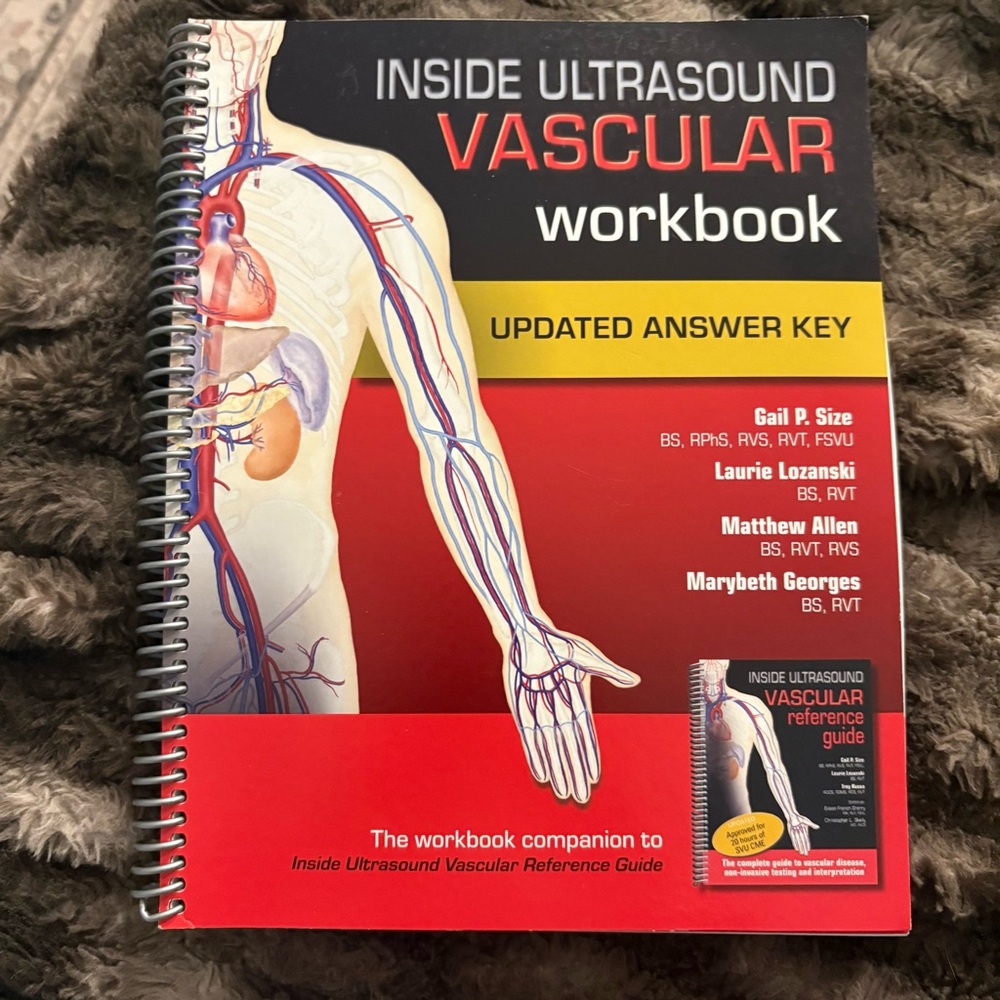 Vascular Reference Guide with Anatomical Cover